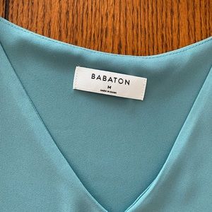 Blue Aritzia Babton Sleeveless Blouse